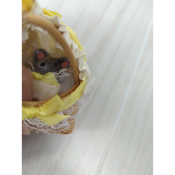 Ducks and Friends Mama Precious Mouse yellow dress Gray porcelain head baby - Picture 7 of 13